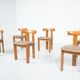 Mid-Century Modern Set of 6 Chairs by Luigi Vaghi, 1960s