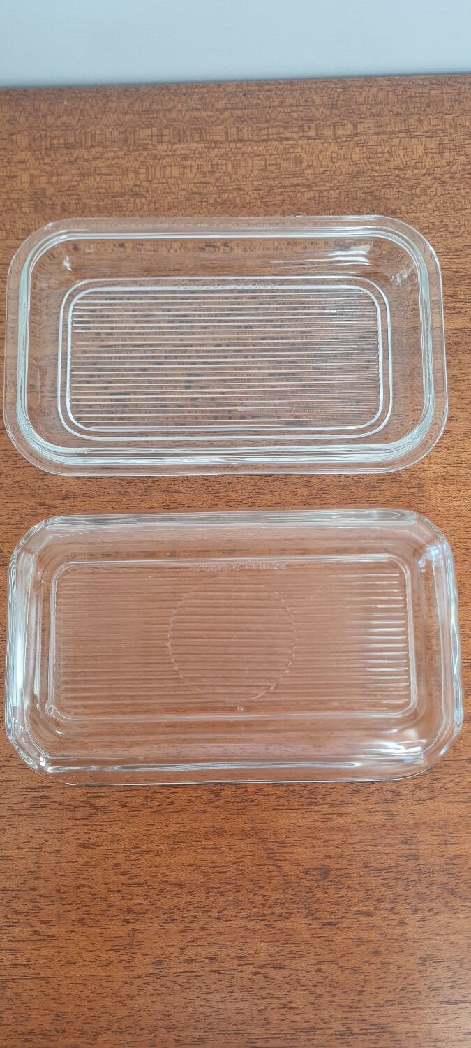 Arcoroc glass butter tray