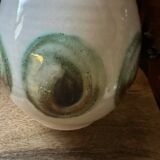 handmade ceramic vase, unique piece, signed