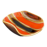 Vintage glazed ceramic catchall from the 70s.