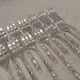 12 silver-plated cake forks, Ercuis goldsmith, Russian handle