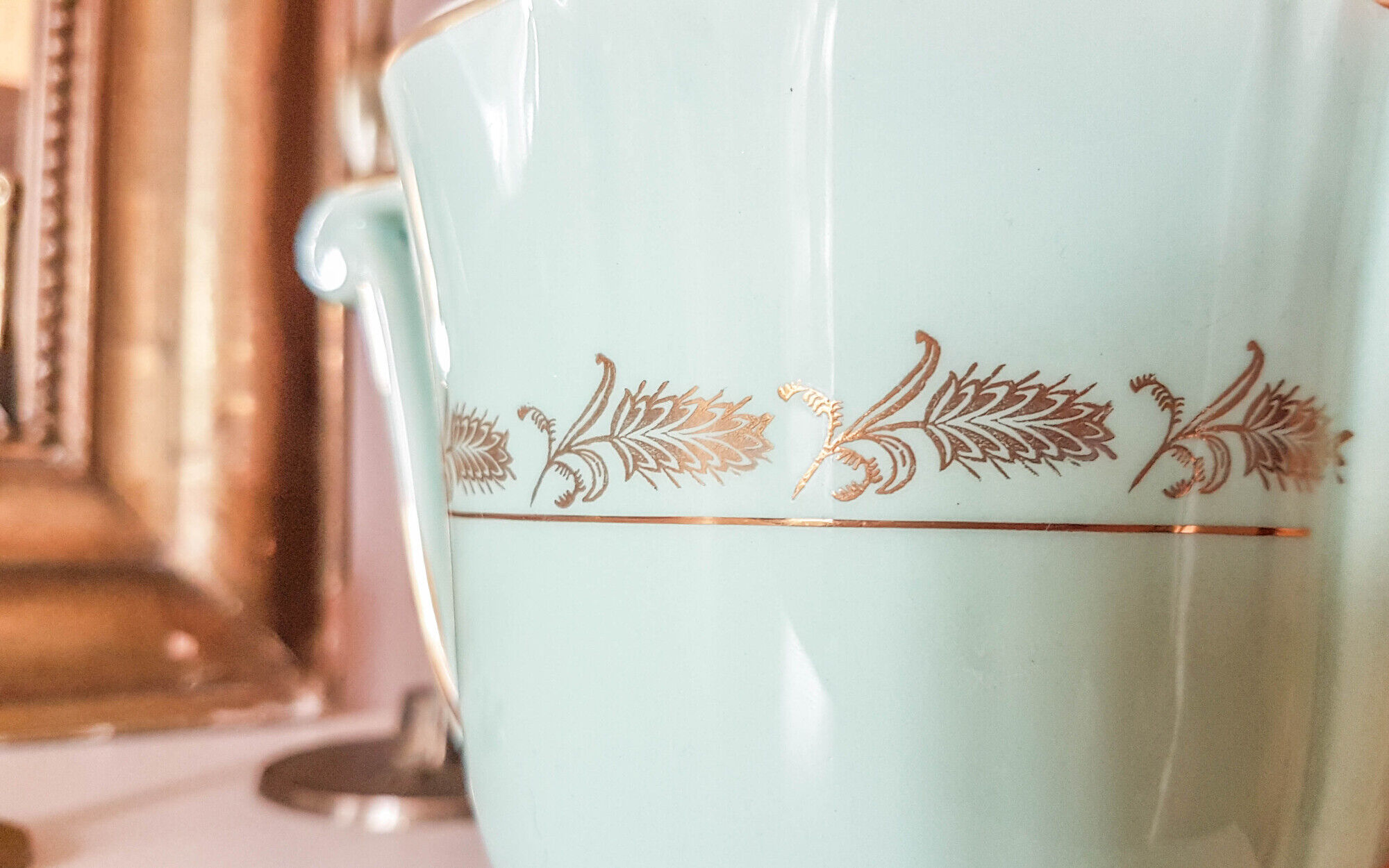 Tea service semi-porcelain céranord St Amand