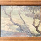 Painting watercolor Marine 1926