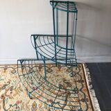 Quarter moon plant door