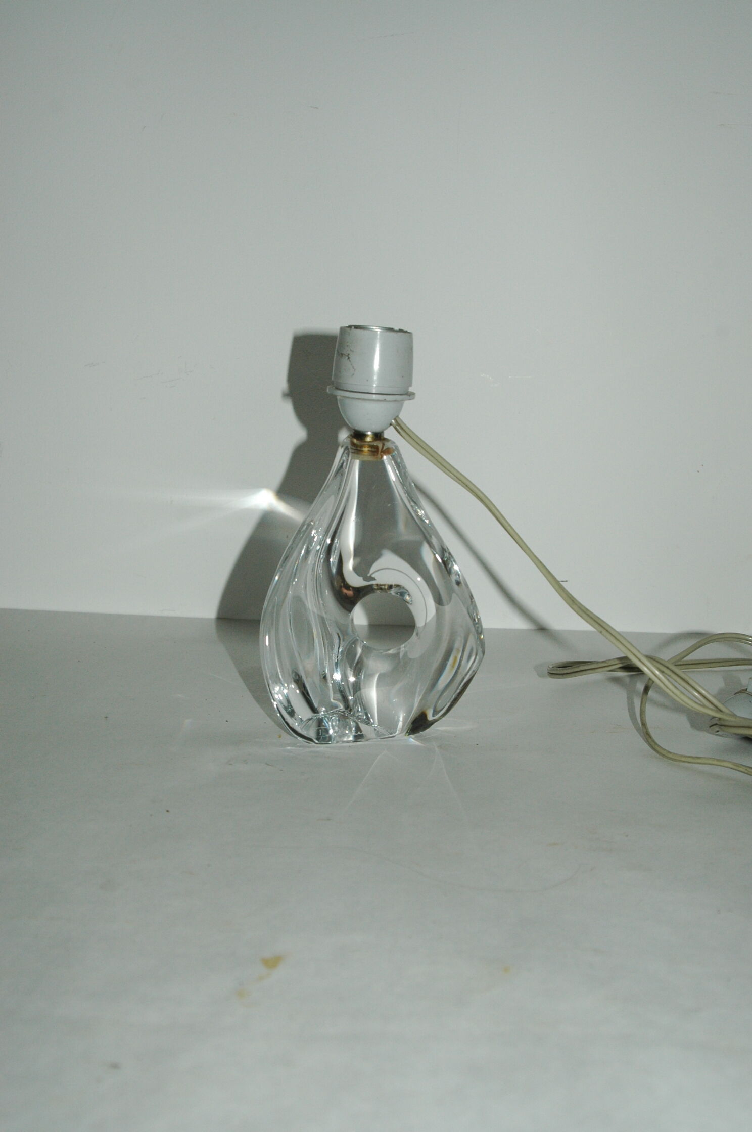 Daum 60s crystal lamp foot