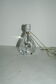 Pied de lampe en cristal Daum années 60