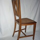 Set chair with small marquetry