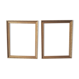 Duo of golden frames