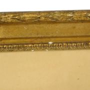 Watercolor José Wolff Art Painting Wooden Baroque Style Frame 1924