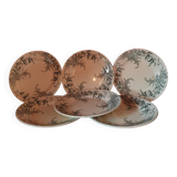 Arabesque Plates Terre de Fer