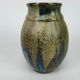 Flammé stoneware vase, Greber