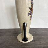 Art Deco Vase AMC Wasmuël - Crackled Ceramic