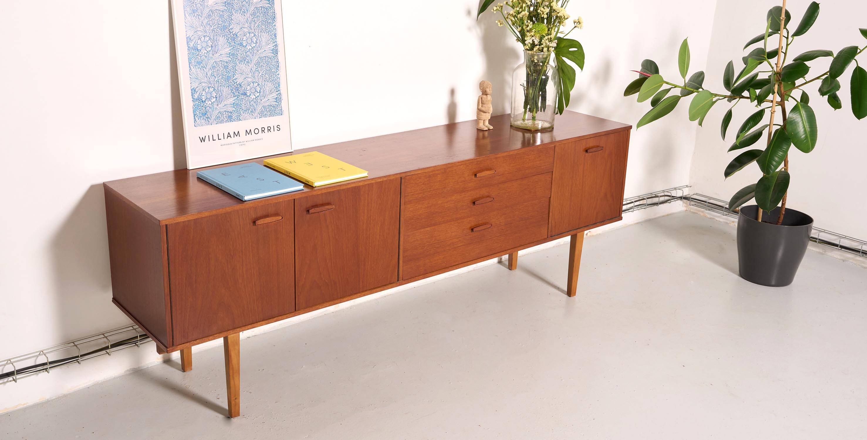 Avalon Yatton vintage sideboard, Scandinavian style L203cm