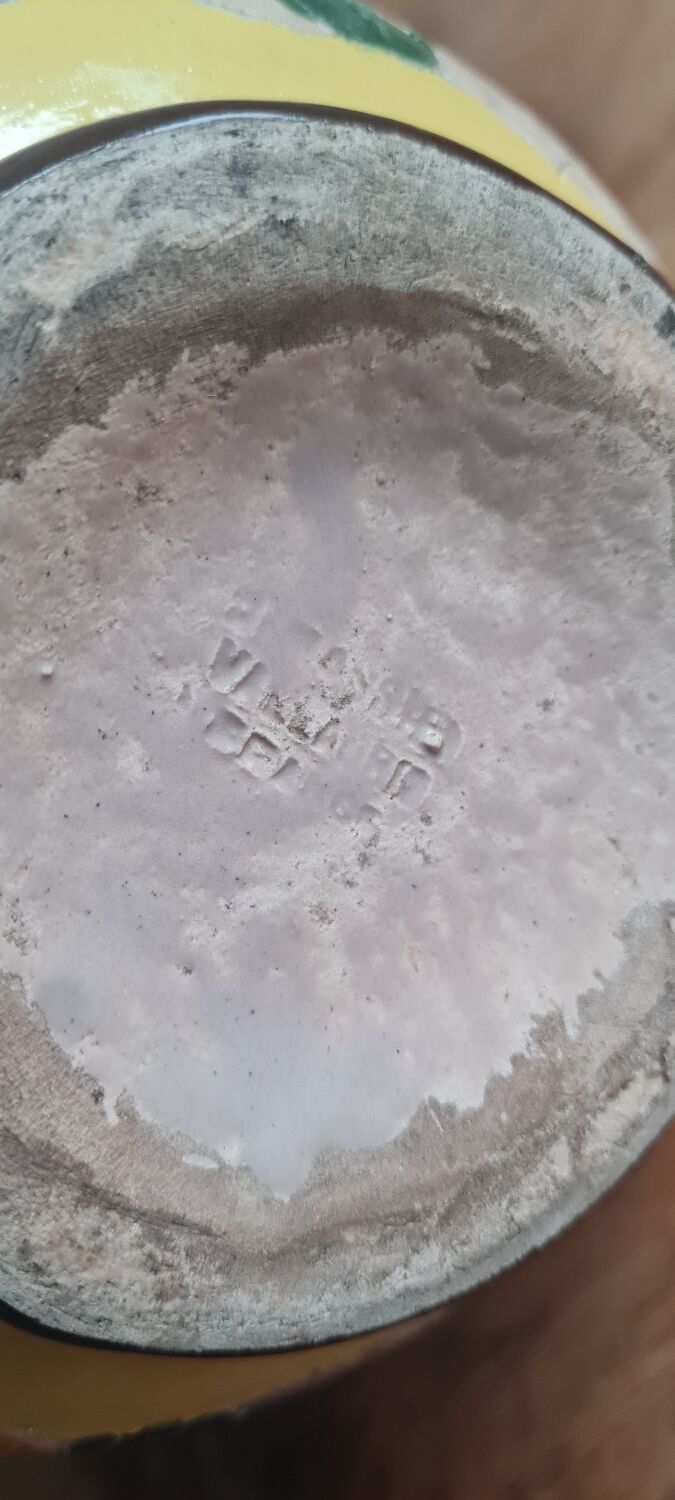 Vallauris earthenware vase