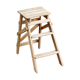 Folding wooden stepladder