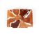 Handcrafted ceramic trinket dish in shades of brown and orange