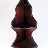 Solid wood corner shelf