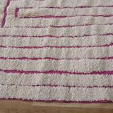 Tapis bérbere écru à motifs géométriques 250cmx150cm