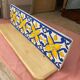 Hand-painted wooden shelf
