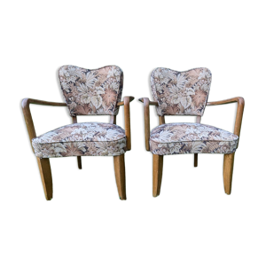 Paire de fauteuils bridge