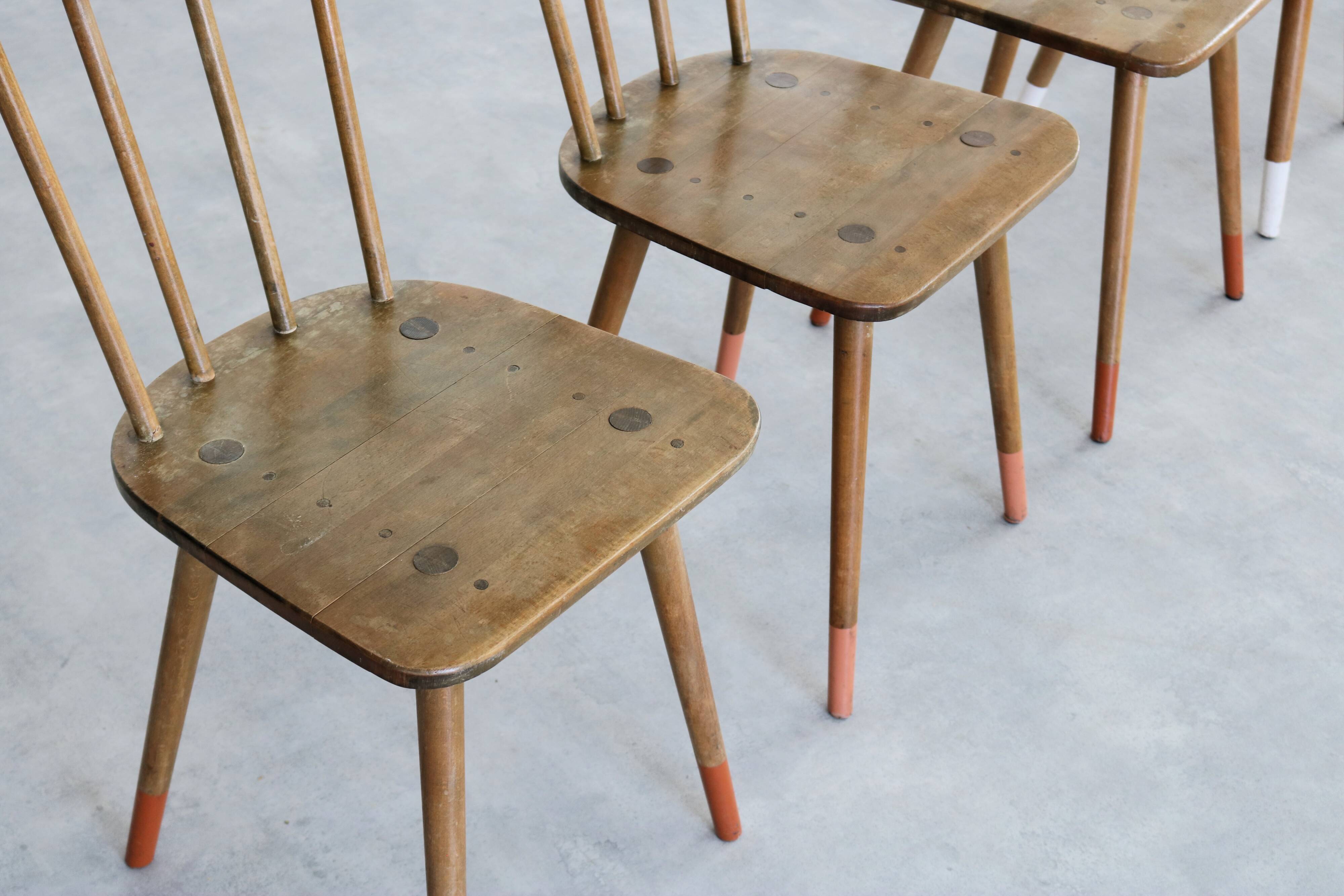 ensemble de 12 chaises de salle à manger en chêne