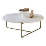 Anatole Coffee table in terrazzo and confetti metal by the brand Tikamoon.