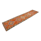 Orange Neutral Vintage Runner Rug sku 2113