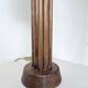 1940s Art Deco oak desk lamp