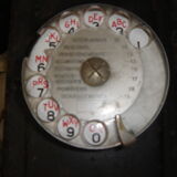 Bakelite old black wall phone 1924