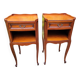 Pair of Louis XV bedside tables in cherry wood.