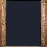 Old nineteenth century empire frame for restoration for work of 37 / 48 cm