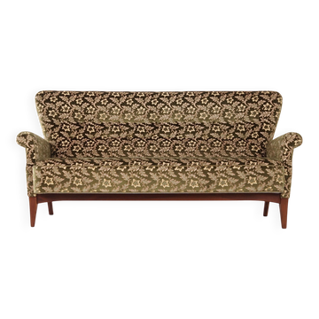 Beech sofa, Danish design, 1960s, manufacturer: Fritz Hansen