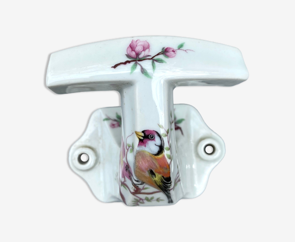 Patère ancienne en porcelaine