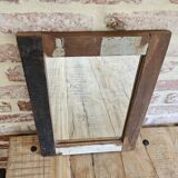 Teak mirror
