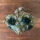 Lustre corbeille grappes de raisin Murano