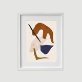 2 framed art prints