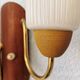 Teak wall lamp for the 70s