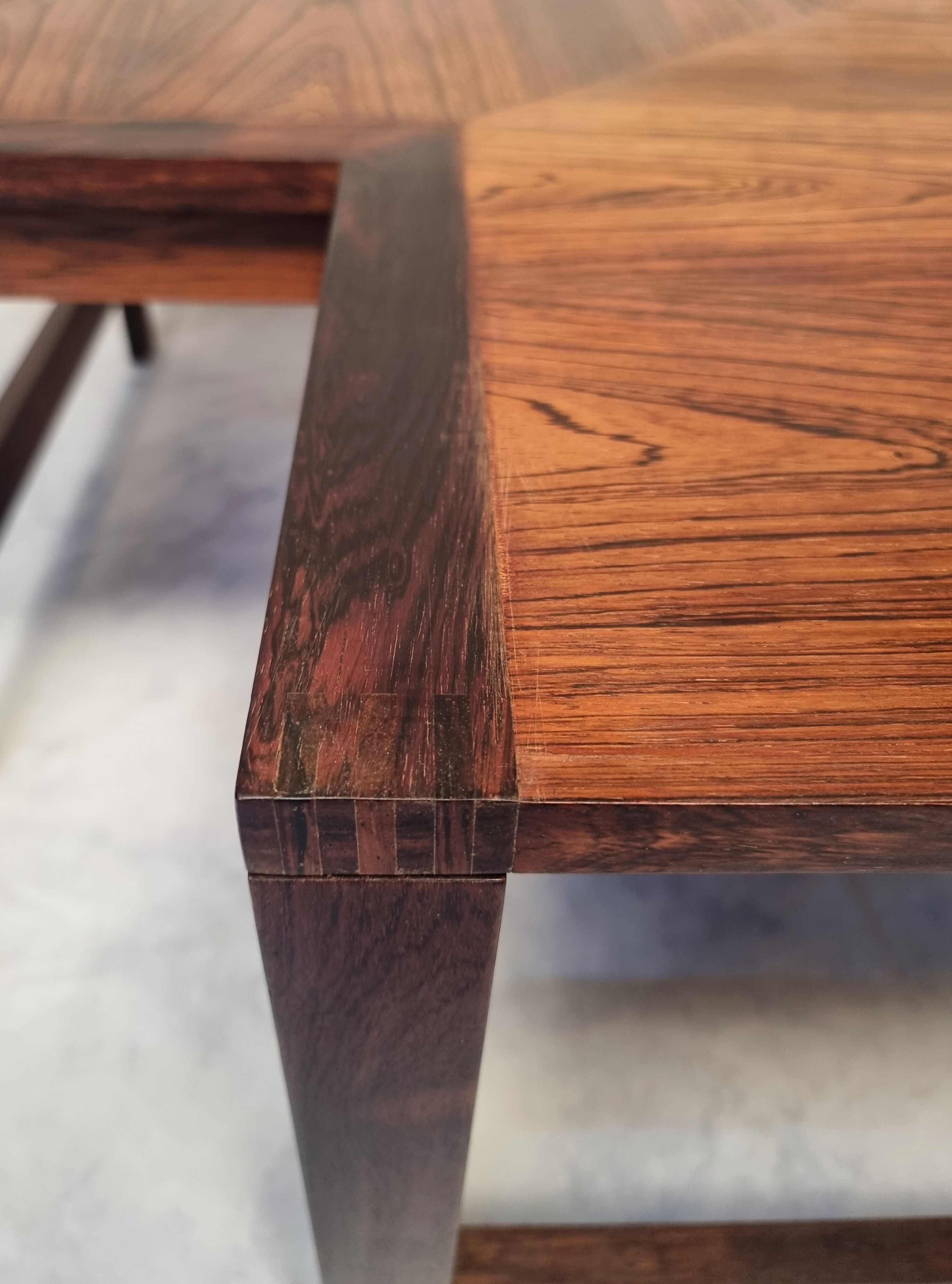 Corner Coffee Table - Ole Knudsen & Torben Lind for France & Son - Rosewood - Ca 1960