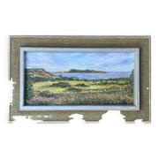 Peinture à l'huile originale de paysage vintage de N.Stern