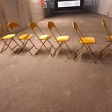 6 vintage opera folding chairs