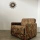 Old floral pattern armchair design Wittmann Austria Josef Hauffmann vintage
