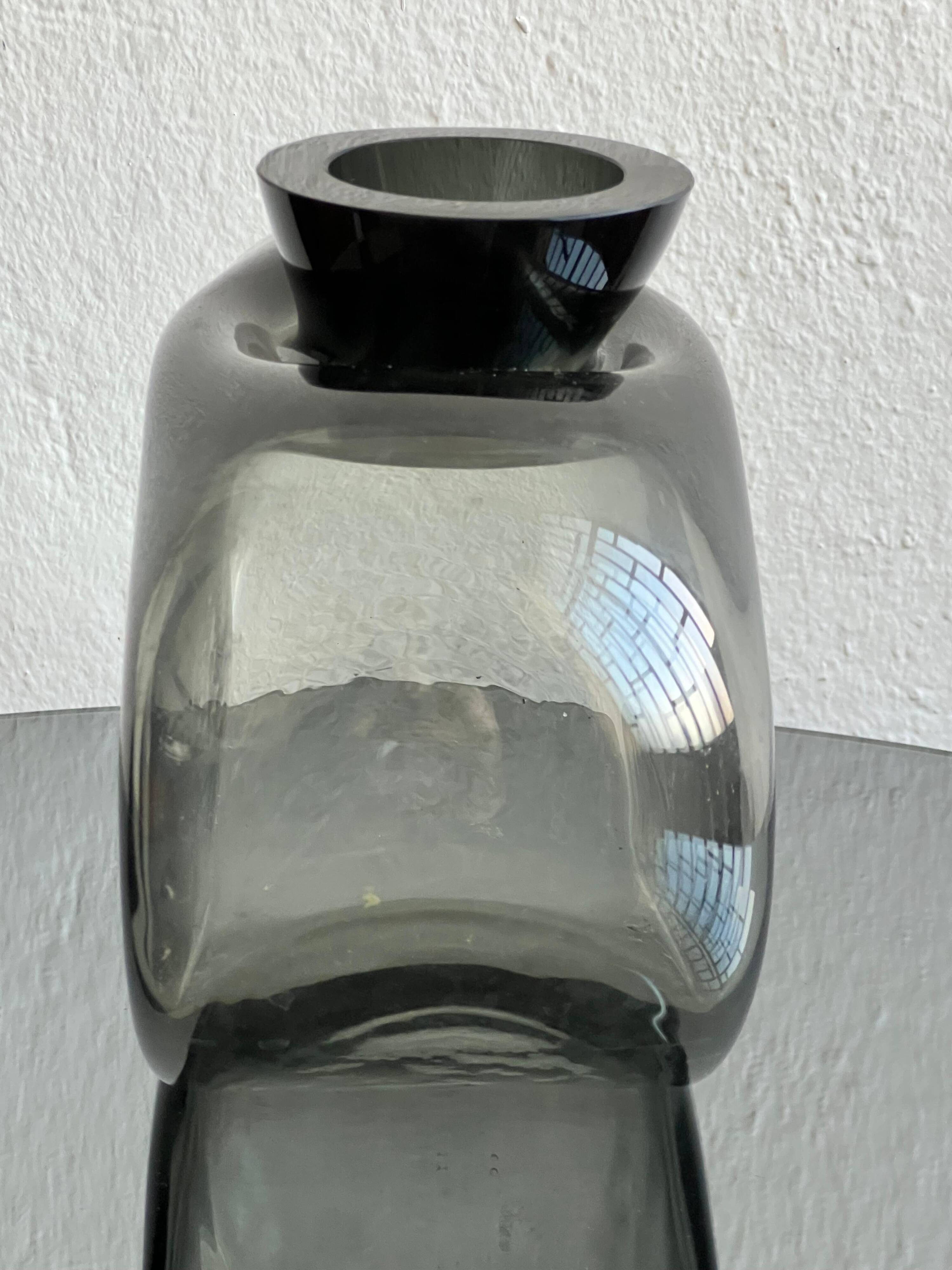 Very rare Glass Vase / Sculpture In murano Glass 1970's