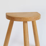 Tripod stool in light wood