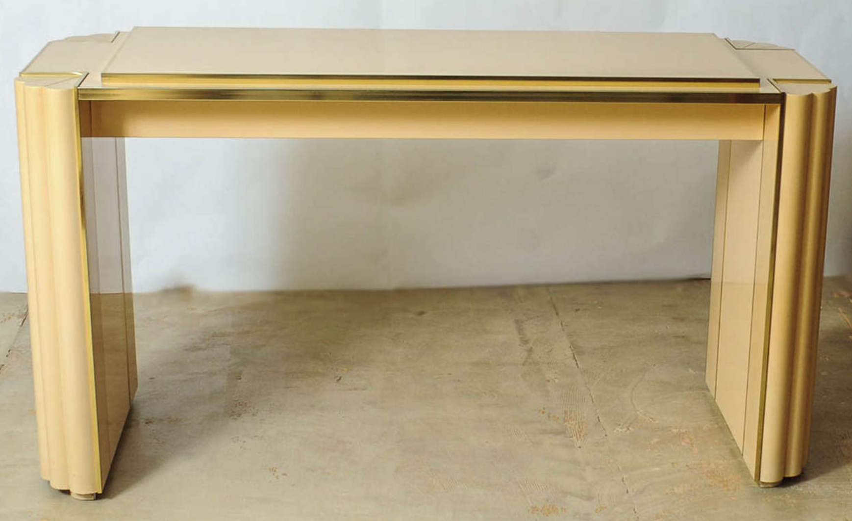 Table dining room vintage by Alain Delon for House Jansen