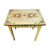 Bureau en bois peint a la main