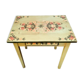 Hand-painted wooden desk