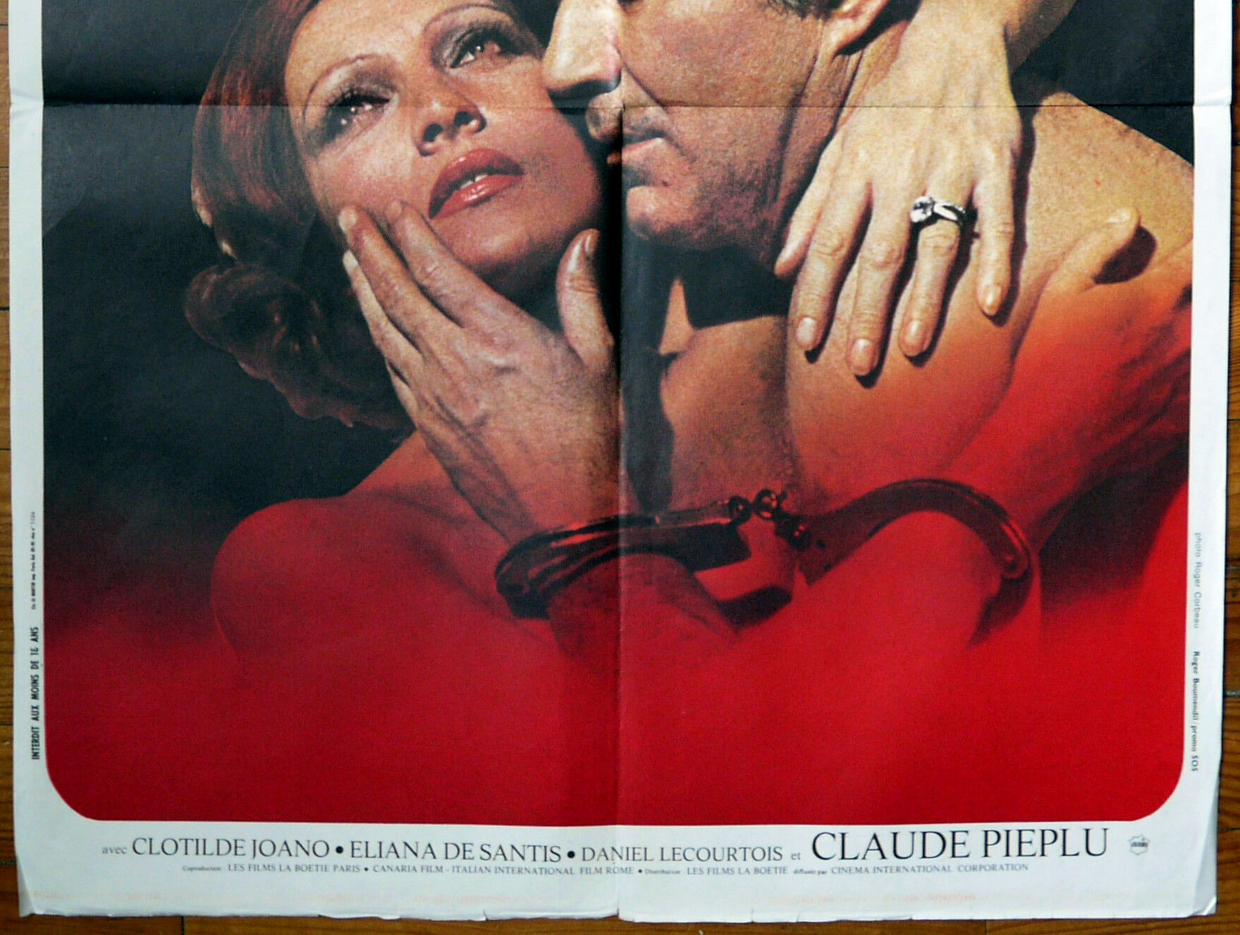 Original movie poster "The Red Wedding" Chabrol, Piccoli, Audran