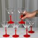 Lot de 8 verres à cocktail  vintage