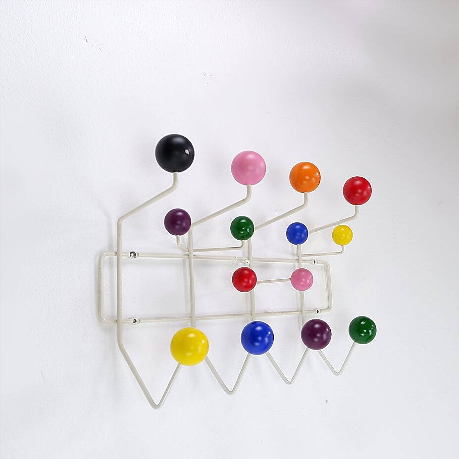 Coat rack multicolour Eames "Hang It All" for Vitra