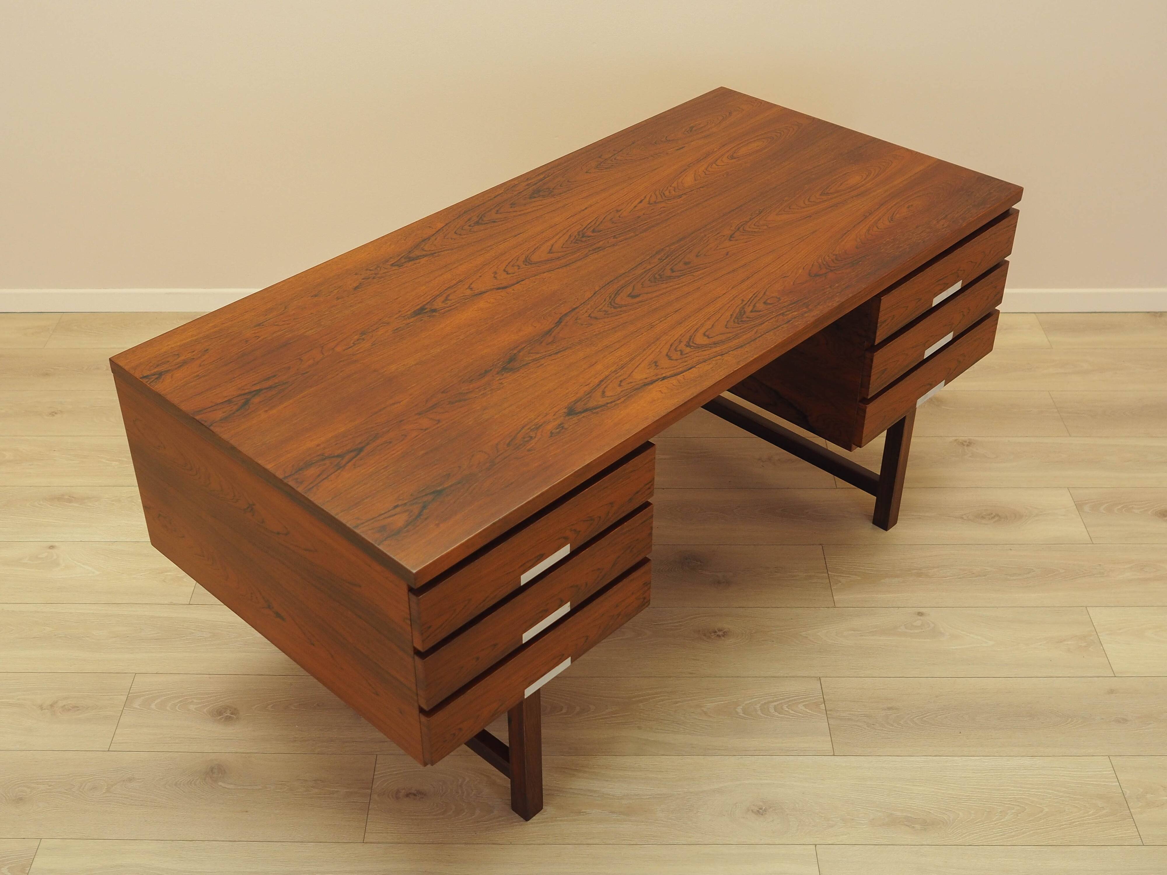 Rosewood desk, Danish design, 1970s, manufacturer: Eigil Petersens Møbelfab